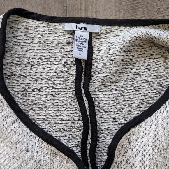 Bar III Gray Knit Jacket - Picture 2 of 3